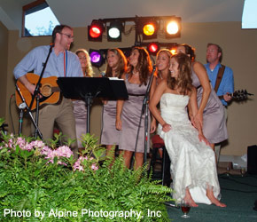 Hire a live acoustic band for a wedding in SC.