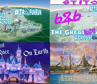 #TrDFunRun Virtual Theme Park Races