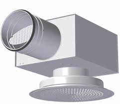 oro išleidimo difuzorius aukštom luboms Auranor, su oro slįgio išlyginimo dėže