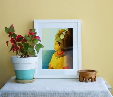 Taupou Portrait Fine Art Print for Sale