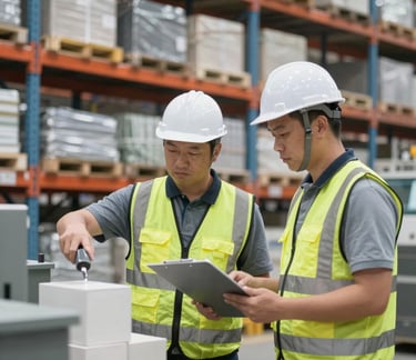Hiring manager reviewing candidate profiles on a laptop.