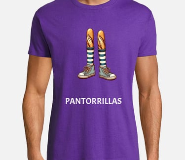 a man in a purple shirt with a pair of shoes