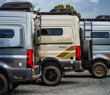 Class b rv adventure van travel in America