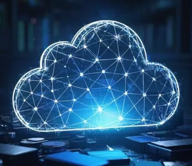 a digital glowing cloud meaning accurate and truthful internet data