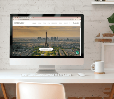 Creation et refonte site internet Sohina Hierso