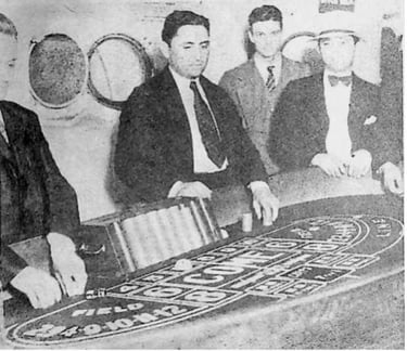 old craps table