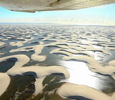 Lençóis Overflight Maranhão Brazil
