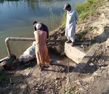 lifting water from flood drain