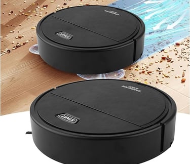 a robot vacuum cleaner and a vacuum cleaner