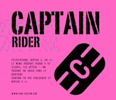 BADGE CAPTAIN RIDER DKM CUSTOM