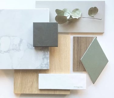 a variety of different types of decorative materials