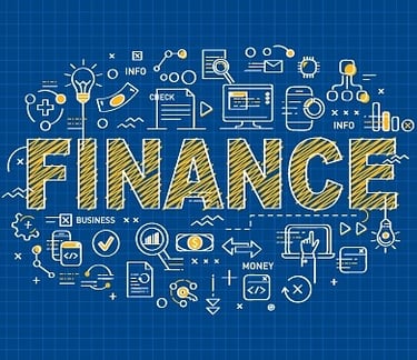 imagem de um cartaz com a palavra finanças