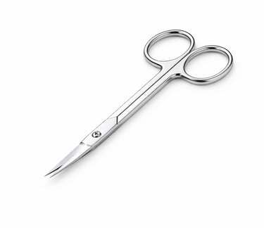stainless steel suture scissors instrument CE certified for precision suture cutting.