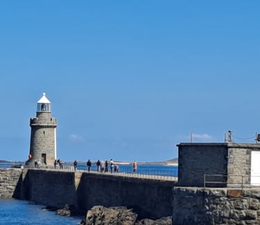Tower at end of pier