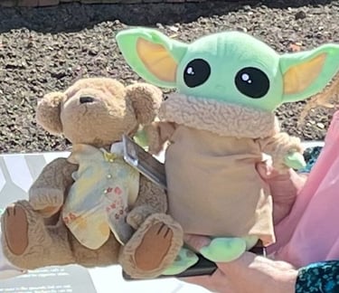 Two stuffed animals