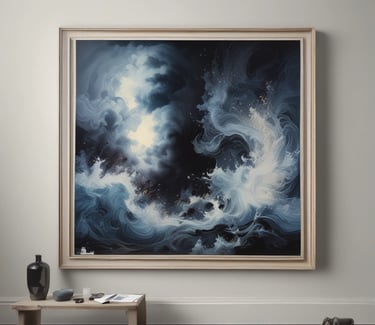 Tableau representant l'art numérique