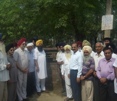 Villagers Meeting after infrastructure development
