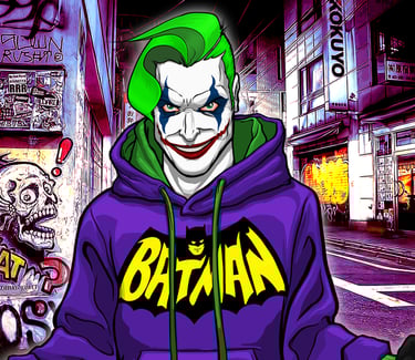 Batman's Joker - Urban Style Fan Art
