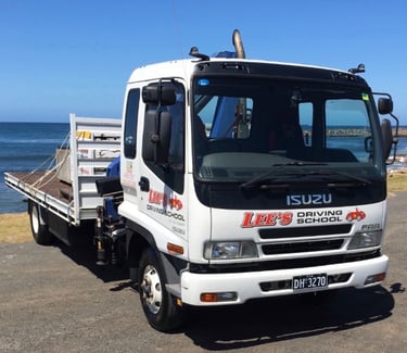 Lee's drivings school Trucks