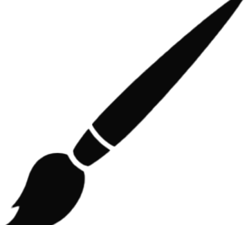 Artistic Paint Brush Symbol