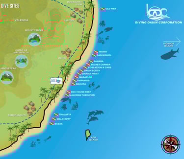 Mapa inmersiones