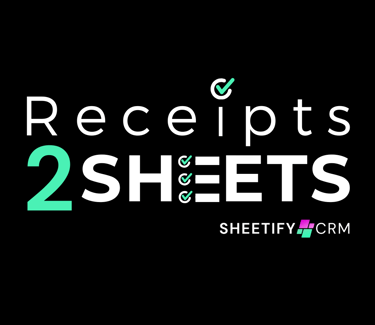 Receipts2sheets by Sheetify CRM