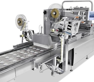 A machine which used for blister packing. thermoform fill seal packing machine,