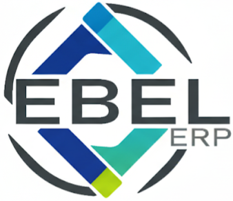 a logo for the e - bell erp