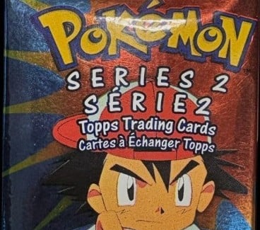 Booster pack Topps Pokémon series 2 US Canadien Sacha