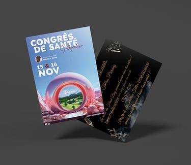 Impression d'un dépliant plié Narbonne