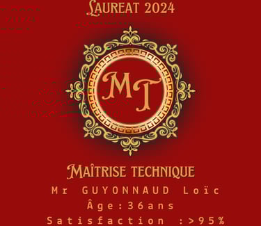 reconnaissance officiel de maitrise technique pour l'année 2024 avec une réussite de 95%
