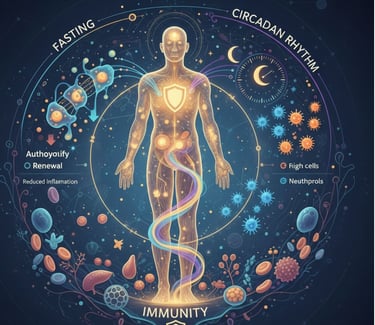 🛡️Fasting,Circadian Rhythm,and Immunity🌙