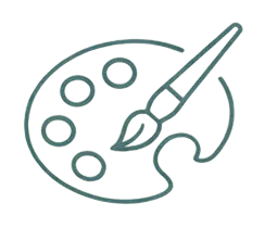 Icône coloration cheveux personnalisée au salon l'Arabesque à Guilherand.