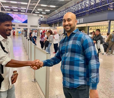 student arrives at malta after student visa successfully approved