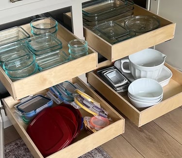 Cabinet Cubby Pullout Drawers