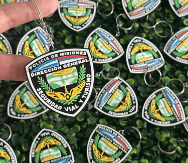 policia de misiones direccion general vial llavero 3d