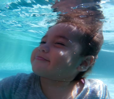 natacion para bebés y niños pequeños en  Mérida Yucatán Mexico 