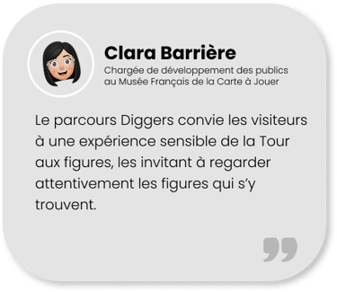 Témoignage de Clara Barrière, chargée de développement des publics au Musée français de la Carte à Jouer.