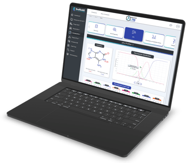 a laptop computer displaying IonizationPro on screen