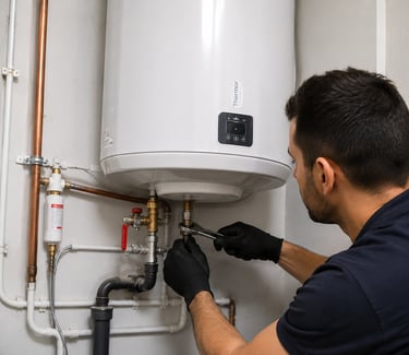 Installation et raccordement d’un chauffe-eau électrique par un spécialiste en plomberie et équipeme