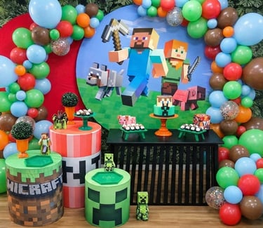 decoração minecraft