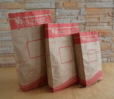 sacos y bolsas de papel kraft multicapas con impresión