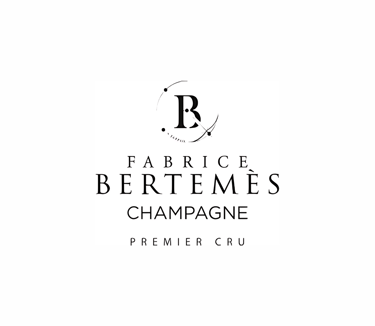 Logo Fabrice Bertemès Champagne premier cru. 
