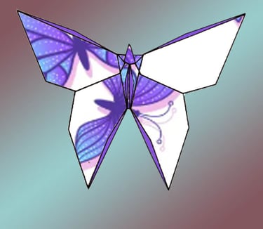 Origami di una Farfallla