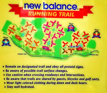 Disney's All Star Resorts Running Trails