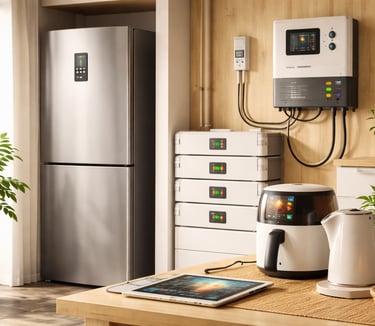 Minimalist off-grid kitchen setup