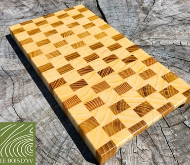 planche à découper en bois de bout