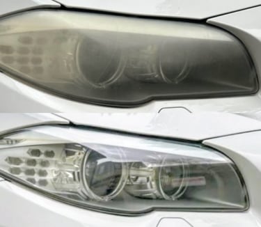 headlight cleaner, headlight polish, headlight restore, mobile headlight restoration LA SFV Van Nuys