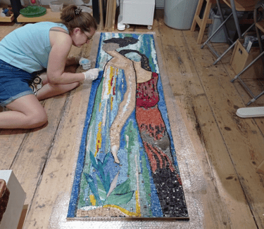 Cam Mozaik Duvar Panosu