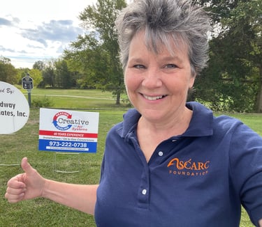 SCARC Foundation Golf Outing volunteer Deborah Poust Johnson.